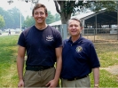 Herger meets with a firefighter who rappels out of helicopters (2008)