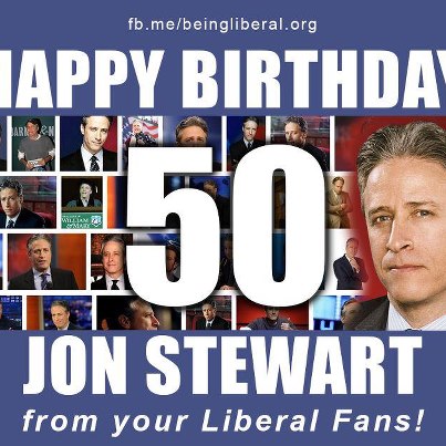 Photo: Like and share this post if you too are happy that Jon Stewart was born!