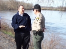 J Levee tour with Sheriff (January 6, 2006)