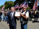 Herger presents the Guard Riders of CA with a Certificate of Special Congressional Recognition