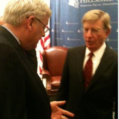 Photo: Really enjoyed visiting with George Will on Tuesday night.