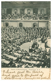 Post Card of the House Chamber
