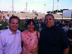 With Paul Monteiro and his wife at Heritage Days in East Providence