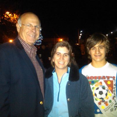 Photo: One of the most beneficial ways I can use my time is with constituents, talking about important issues at community events.  Over the weekend, I had a chance to visit with New Mexicans in Las Cruces.  Here's a photo of me with Meredith and her son Brenner at the Las Cruces tree lighting ceremony.