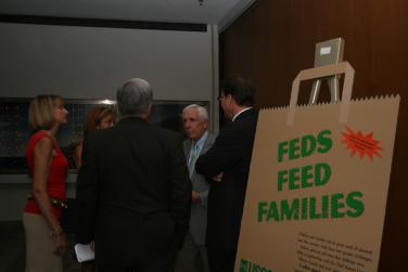 Feds Feed Families Food Drive Kickoff