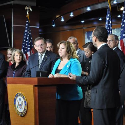 Photo: Proud to stand with my colleagues from the Congressional Hispanic Caucus as we declare our principles for comprehensive immigration reform.