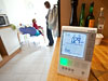 A smart meter&#x27;s remote monitor in a home.