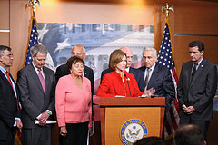 Rep. Hayworth urges Congress to ensure federal resources are available to support Irene recovery efforts during a press conference with fellow members of the Hurricane Irene Coalition
