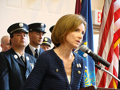 Rep. Hayworth speaks at the Town of Cortlandt's September 11th remembrance ceremony
