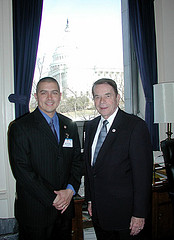 Michell Hicks, the Principal Chief of the Eastern Band of Cherokee Indians, met with Congressman Kildee in his Washington, D.C. office.