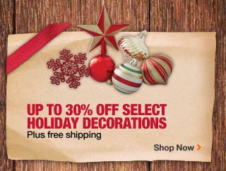 Free Shipping on All Holiday Decor