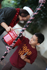 Congresswoman Mazie Hirono Rings Bell for Salvation Army  in Kaneohe