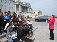 Congresswoman Mazie Hirono meets with Kauai High School Students