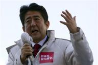 Japan's main opposition Liberal Democratic Party's (LDP) leader and former Prime Minister Shinzo Abe makes a speech during a campaign for the December 16 lower house election in Ageo, north of Tokyo December 11, 2012. REUTERS/Shohei Miyano