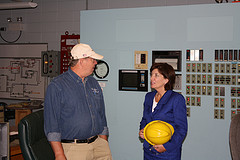 Rep. Hochul visits Somerset Power Plant
