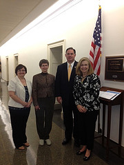 Congressman Guinta met with representatives from NH Breast Cancer Coalition in Washington, DC