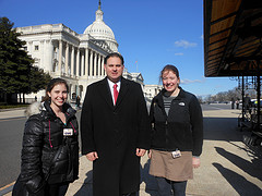 Congressman Guinta meets with constituents from Bedford, NH  outside of the US Capitol building