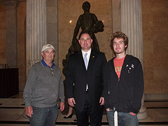 Congressman Guinta meets with constituents from New Hampshire in Statuary Hall in the US Capitol