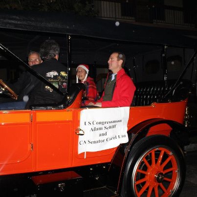 Photo: Rep. Schiff at the Montrose Christmas Parade