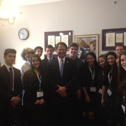 Photo: I had a great time speaking with students from Southfield's Akiva Hebrew Day School during their visit to the Capitol.