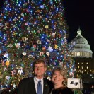 Photo: Rep. Scott and Jean Tipton in front of the U.S. Capitol Christmas Tree.