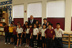 Congressman Reyes meets with Capistrano Elementary's 4th Graders!