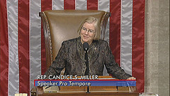 Rep. Miller serving as Speaker Pro Tempore