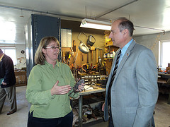 Visiting a Pike Co. rifle maker, March 2011