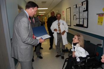 Congressman Olson tours the Michael E. DeBakey VA Medical Center