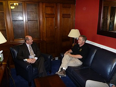 Reid meeting with a constituent on 1-4-11