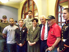 11.10.2010 - New MSU Construction Dedicated to WW II Hero Sgt. John Basilone