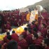 Tibetans praying over the body of a self-immolator in Rebgong, Nov. 8. Photo courtesy of an RFA listener.