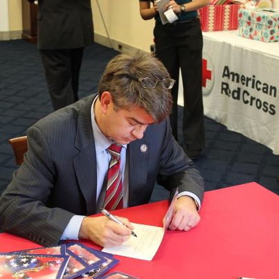 Photo: I was honored to participate in the American Red Cross Holiday Mail for Heroes program and sign Holiday greeting cards for our brave men and women in uniform.
