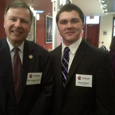 Photo: This year, the national Christmas tree is from Colorado. The lighting ceremony is tonight. I've attached a picture of Congressman Doug Lamborn and his constituent, Ryan Shuster, who is the official "tree lighter."