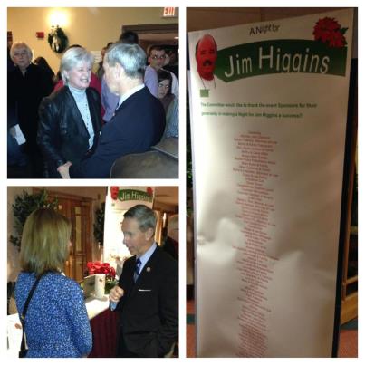 Photo: Huge crowd and heartwarming response at the Jim/Joyce Higgins family event at Florian Hall. Thanks to all Jim's friends and colleagues. -SFL