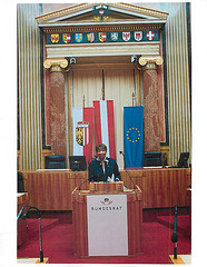 Congresswoman Johnson in Chamber of Austria's Federal Council