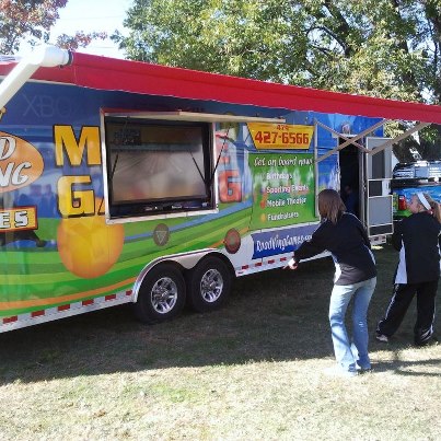 Photo: Road King Games in Siloam Springs, Arkansas is a small business specializing in mobile video gaming entertainment for birthday parties, corporate and community events, non-profit fundraisers and tailgates. They bring their large mobile gaming unit, including 5 huge TVs, video gaming and satellite TV for sports viewing directly to your party or event.