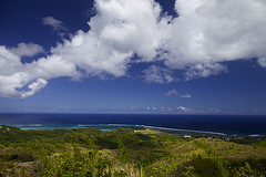 View of the Pacific Ocean from Guam.