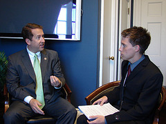 Congressman Smith meeting with Christian Troelstrup  
