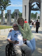 Representative Sutton Greets WWII Veterans from Northeast Ohio during their Honor Flight Trip to Washington, DC