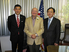 June 2011: Ambassador Kim and Jungwook Hong of the Korean National Assembly