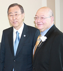 April 2011: Meeting w/ UN Sec. Gen. on Goldstone Report