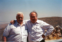 Golan Heights with Prime Minister Sharon