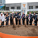 Congresswoman Pelosi at the groundbreaking of the Transbay Transit Center Project