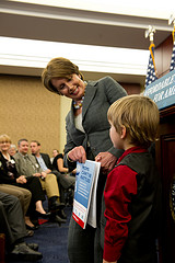 Leader Pelosi with Ethan Willems