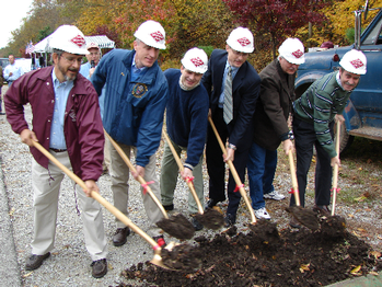 Congressman Murphy participates in the New Trail Groundbreaking Ceremony for the Montour Trail. Murphy secured $250,000 in federal funds for the project.
