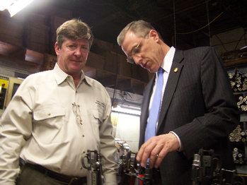 Congressman Murphy visits E.R. Shaw, the maker of custom rifle barrels and small arms. Located in Bridgeville, E.R. Shaw provides barrels for some of the largest gun manufacturers in the world. 