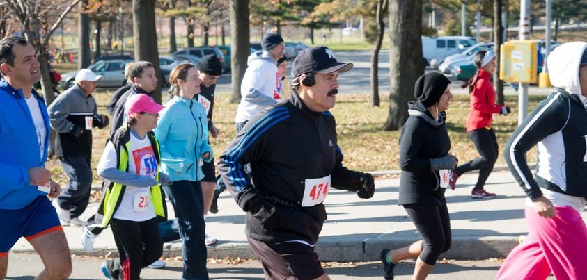 Photo: On Saturday, November 17th, I ran the Flushing Meadows/Corona Park 5K Race. The Race is a fundraiser to support activities at the park and brought together a large group of runners on a sunny brisk autumn morning.