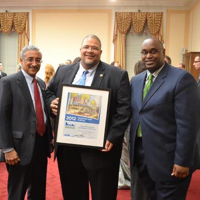 Photo: Attended Smart Growth America's reception for the EPA Smart Growth award winners last night honoring the City of Portsmouth with Mayor Kenny Wright and Former City Manager Kenneth Chandler.