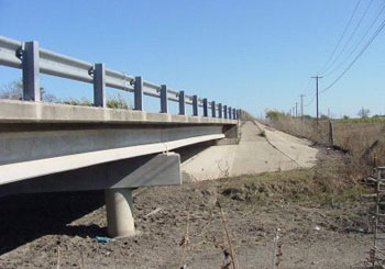 Common bridge types like this concrete girder bridge will not require individual review under the program comment.